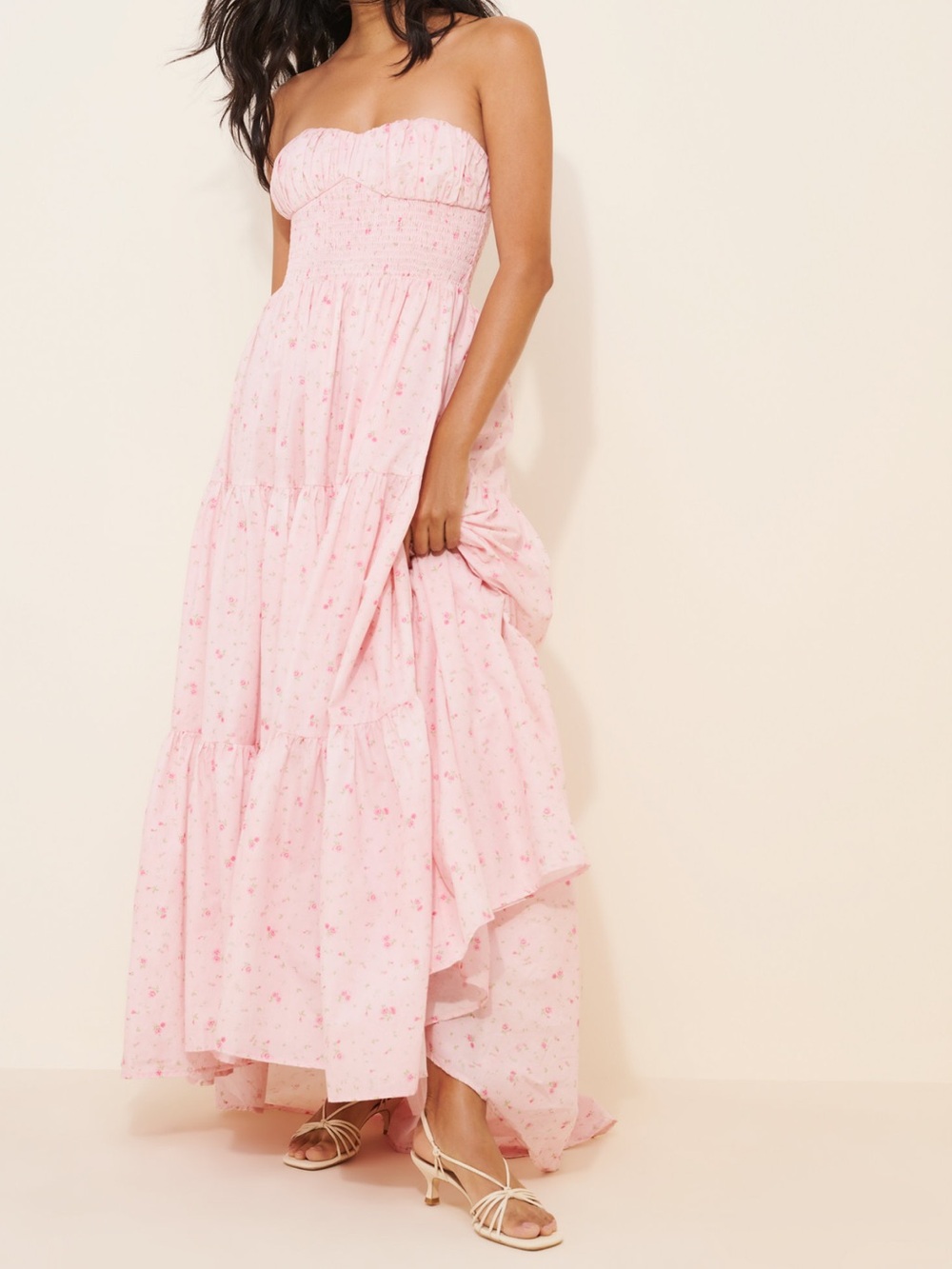 Amy Jane London Strapless Posey Maxi Dress